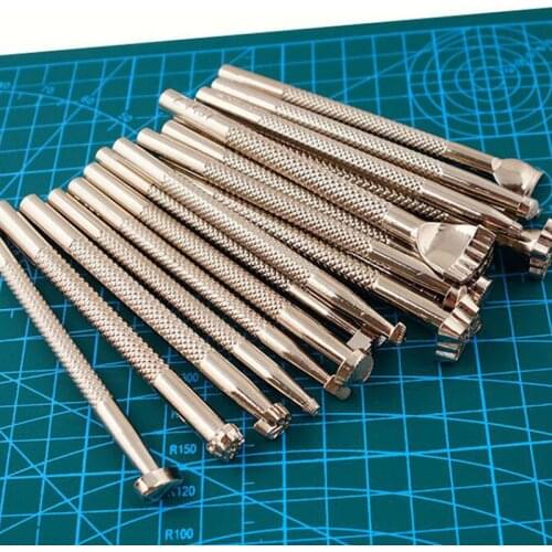 20pcs / Set DIY Leathercraft Embossed Leather Hand Tools Alloy Leather Printing Tool Kit