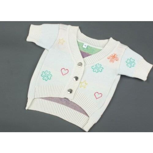 2020 Winter Dog Sweater for Small Medium Dogs Designer Knitted Cardigan Dog Sweaters Cute Chihuahua Coat Yorkie Pug Costume A125