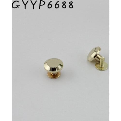 5pcs 4 colors copper High quality screws Solid Nail Leather Screw Rivet Bags Decoration DIY bags hardware accessories