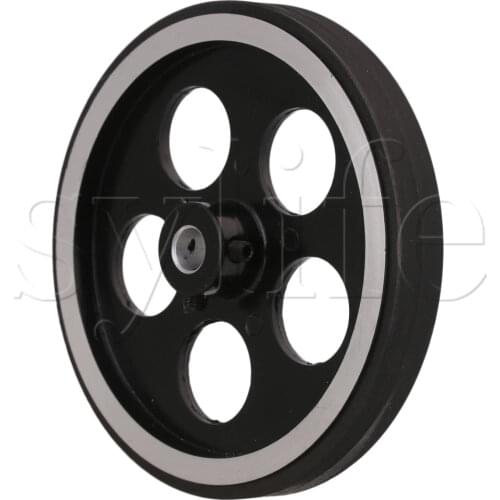 Aluminum Encoder Wheel Meter Wheel for Rotary Encoder 300mmx8mm w/Wrench