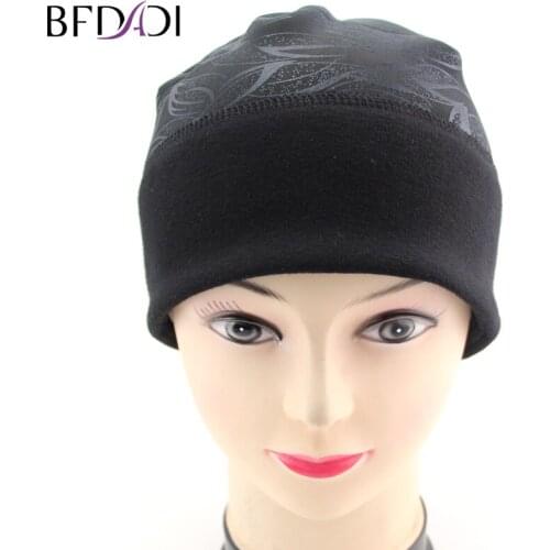 BFDADI 2020 Fashion Men Knitted Winter Cap Casual Beanies for Men Print Color Skullies Bonnet Cap Hat