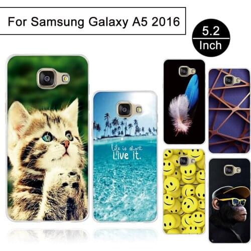 Case For Samsung Galaxy A5 2016 A510 A510F SM-A510F Case Back Silicone Phone Cover For Samsung Galaxy A5 2016 Cover Shells Bags