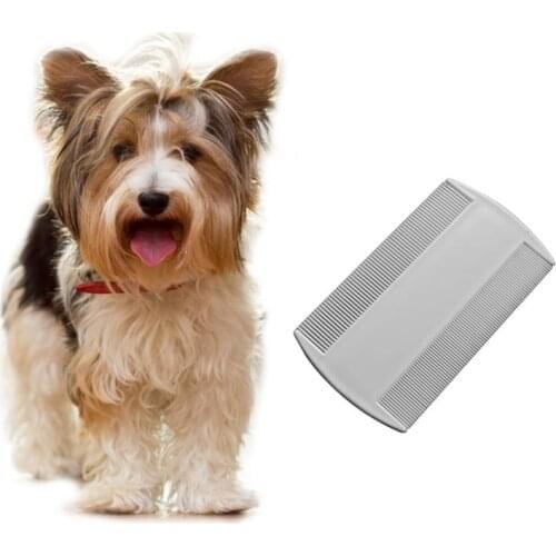 Double Sided Nit Fine Tooth Head Lice Hair Combs For Kids Pet Dog Cat Flea Plastic Hair Combs Brush Pet Hair Cleaning Supplies