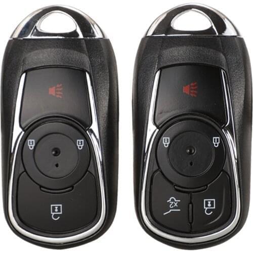 Jingyuqin Remote Car Key Fob Shell For Buick New Regal LaCROSSE Verano GL8 Envision Encore 2016 3/4 Buttons