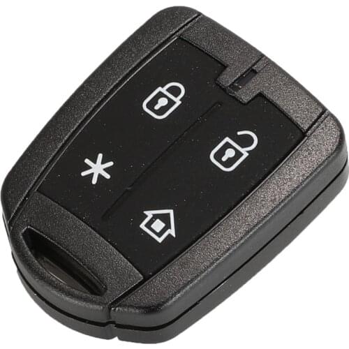 Jingyuqin Remote Car Key Shell For Positron Alarm System Key Fob Replacement Car-Styling 4 Buttons Blank Key Case