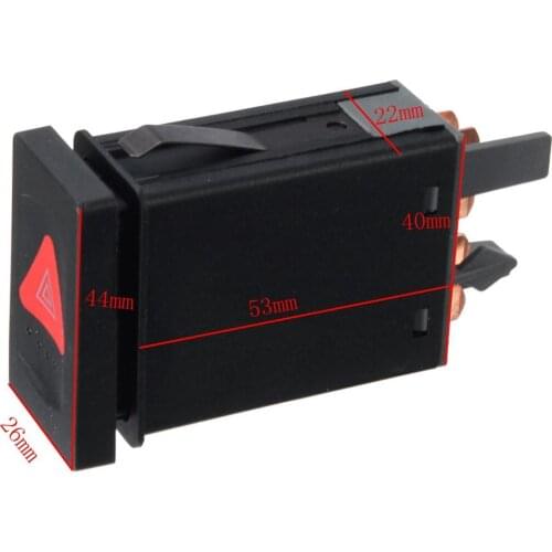 Hazard Warning Flash Switch Button Emergency Indicator Lamp Switch 3B0953235D For Passat B5 3B Variant 1996-2005