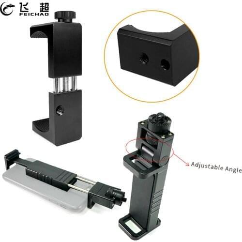Mobile Phone Clip Rotatable Lock Mount 1/4 for Zhiyun Weebill Lab iSteady Pro 3 Lab G6 G6+ Handheld Stabilizer Viewfinder Tripod