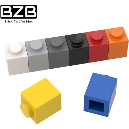 BZB MOC 3005 1x1 Brick Gds-531-152 High Tech Building Block Model Kids Toys DIY Technical Brick Parts Best Gifts