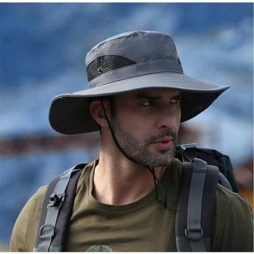 Camping Men Plus Size Bucket Hat Sun Cap 60CM Bucket Caps Travelers Ourtdoors On Foot Fisherman Hat Man Wide Brim Hat