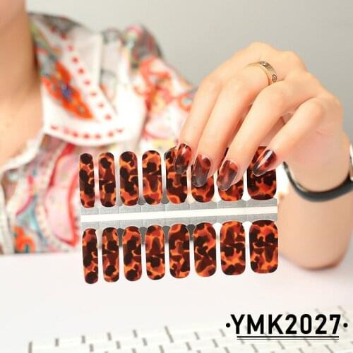 Nail Stickers Art Design Waterproof Lasting White Red Nail Stickers Aluminum Foil Nail Accessories