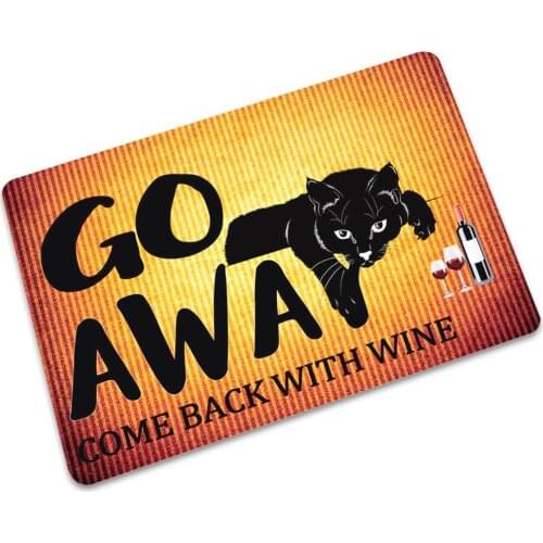 Drop shipping New Doormat Thin Rubber Floor Mat Non-slip Mat Cat Home Decoration Door Mat vloermat felpudo