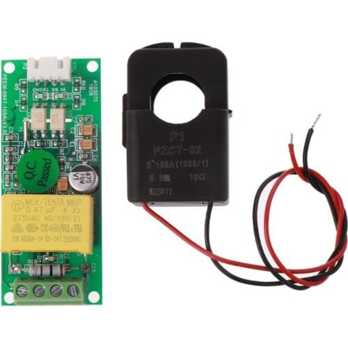 PZEM-004T Current Voltage Multimeter Module 80-260V 100A +Split-Core Transformer R7UB
