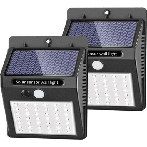 Solar Lamp LED Light PIR Motion Sensor Wall Light Outdoor Waterproof Energy Saving Garden Street Yard Path Home Security Lamp