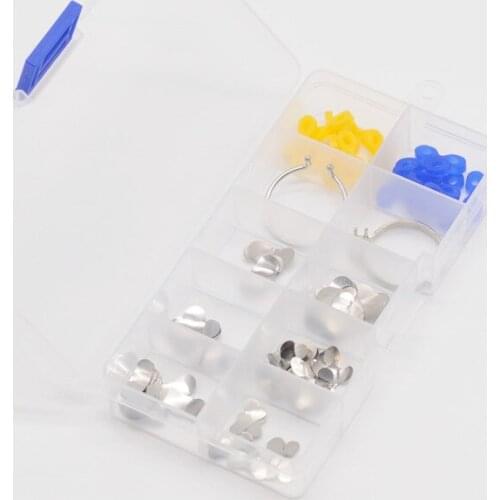 Dentist Lab Sectional Contoured Matrices Matrix Ring Delta Wedges Silicon Wedge For Dental Clinic