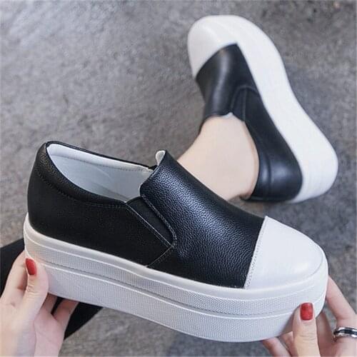 Party Platform Shoes Women Leather Oxfords Round Toe Ankle Boots High Heel Chunky Comfort Oxfords Lace Up 34 35 36 37 38 39
