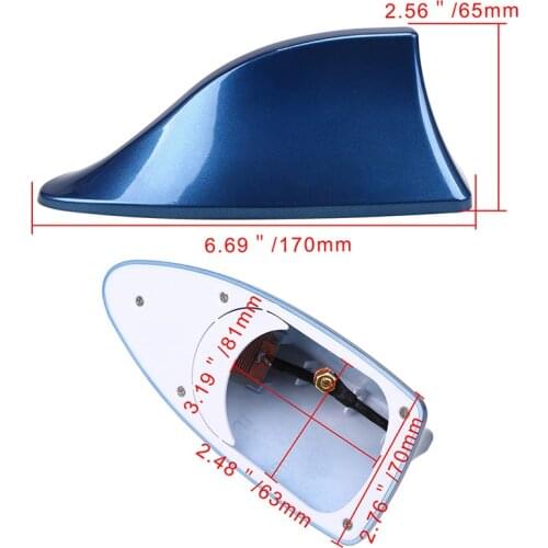 Universal Car Shark Fin Antenna Topper Auto Antenna Booster Radio FM Signal For All Cars Aerials Antenna Decorative