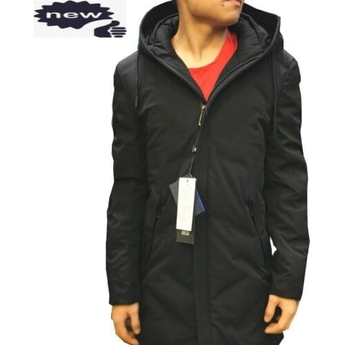 High Quality Overcoat Men Winter Thicken Hoodie White Duck Jacket Teenager Brand Black Casual Long Sleeve Warm Down Coat