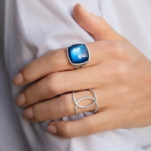 100% 925 sterling silver women ladies classic charming jewelry rings micro pave full cz elegant cz cross finger ring for girl