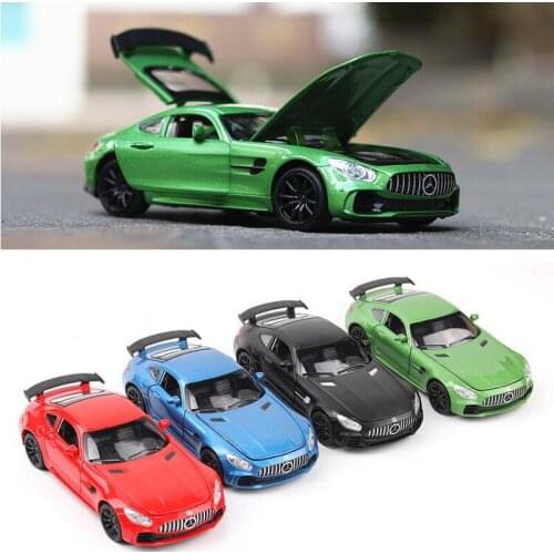 1:32 Childrens Toy Sports Car Die-Casting Alloy Racing Model Sound And Light Pull Back Car Car Perfume Seat Decoration Toy Gift