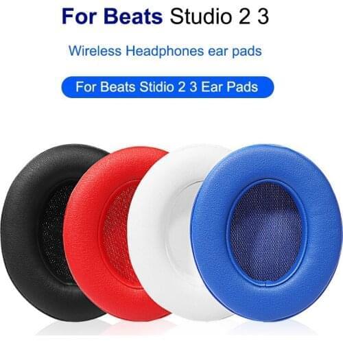 1 Pair Replacement Sponge Ear Pads For Beats Studio 2 3 Wired Wireless Headphone Ultra-soft Sponge Cushion Fashion Earbuds Cover