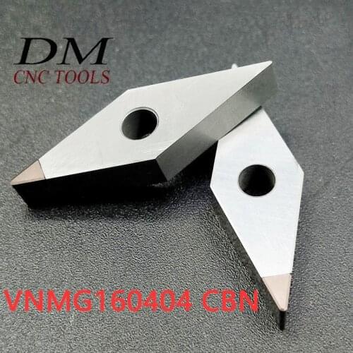 2pcs VNMG160404 CBN VNMG331 CNCcubic boron nitride carbide Turning insert for MVJNR holder