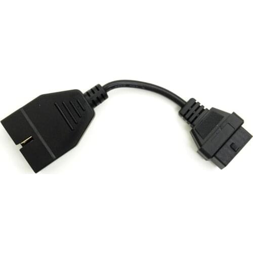 3pcs 2017 Best Price New OBD2 Cable 12 Pin OBD 2 Connector Adapter Auto Diagnostic Tool Cable Connector Adapter Car Cable