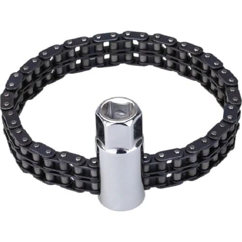 44 Section Socket Wrench Double Chain Filter Oil Grid Water Pipe Wrench High Hardness Oil Filter Wrench Removal Install Tool