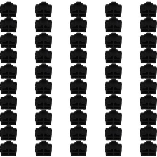 50pcs RJ45 Anti Dust Covers Network Interface Protective Caps Interface Stoppers