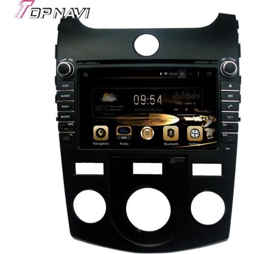 Topnavi 8'' Quad Core Android 6.0 Car GPS Navigation for KIA CERATO Manual Air-Conditioner version/FORTE Manual Air-Conditioner
