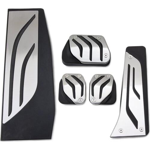 Car Brake Accelerator Fuel Car Pedals for BMW 1 2 3 4 Series M3 M4 E87 E90 F20 F21 F30 F32 F36 F80 F82 LHD Foot Rest Pedal Cover