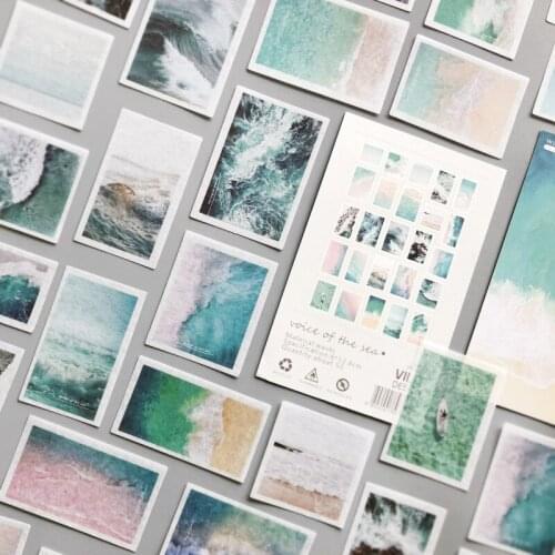 50 Pcs/Set Voice of The Sea Decorative Sticker DIY Scrapbooking Stickers Stationery