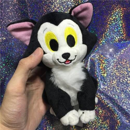Figaro Cat Plush Stuffed Animal Black cat Toy 7"