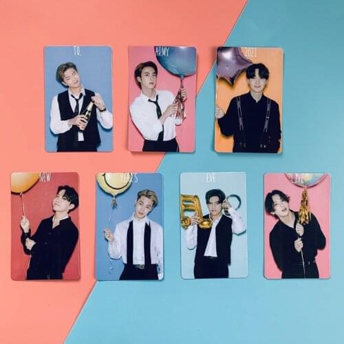 KPOP Bangtan Boys TO ARMY 2021 EVE LIVE Photo Card Random Photo Card Postcards Polaroid Best Selling Star Goods
