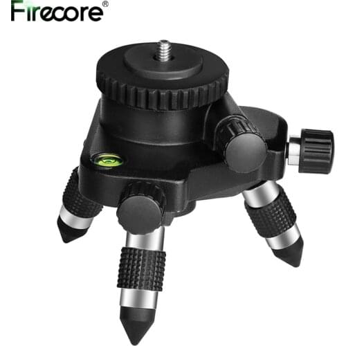 FIRECORE Laser Level Adjustable Rotation Metal Tripod Bracket/Base 1/4" interface