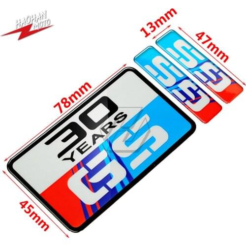 For BMW GS 30 Years 30TH Anniversary Decals F850 F600 F650 F700 F750 F800 GS R1200GS G310GS Tank Pad Stickers