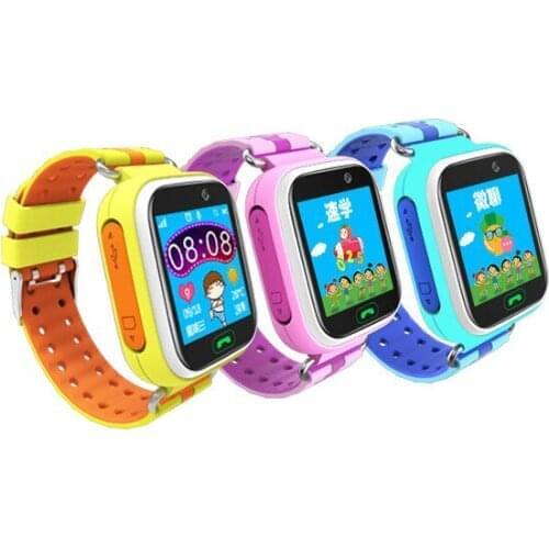 New 1.44 Touch Screen Photo Childrens Telephone Watch Satellite Positioning Intelligent Voice Intercom Q80 Mobile Phone Watch