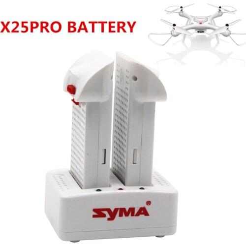 NEW Original SYMA X25pro RC drone battery RC Quadcopter Spare Parts Accessories 7.4V 1000mAh For x25 pro battery