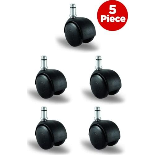 Arsimo Plastic Furniture Wheel 5 Pieces with Pin