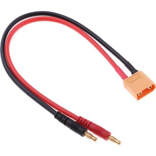 Female Male XT90 Banana Bullet Connector Plug 4.0mm for RC LiPo Battery 12 AWG 35.5cm