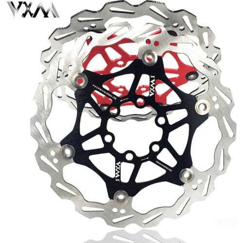 Bicycle Hydraulic Brake Pad MTB Floating Disc Brake Rotor 160mm Ultralight 83g Alloy Bicycle 6"Float Rotors brake Bicycle parts