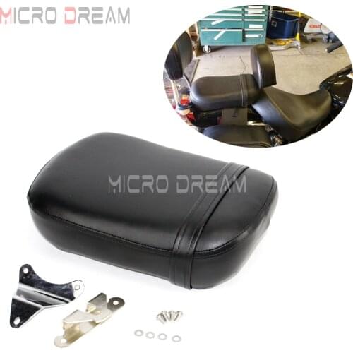 Motorcycle Passenger Rear Seat For Honda Shadow Spirit VT 750 VT750 ACE VT750C VT750CD 1998-2003 Black Soft Seats Cushion