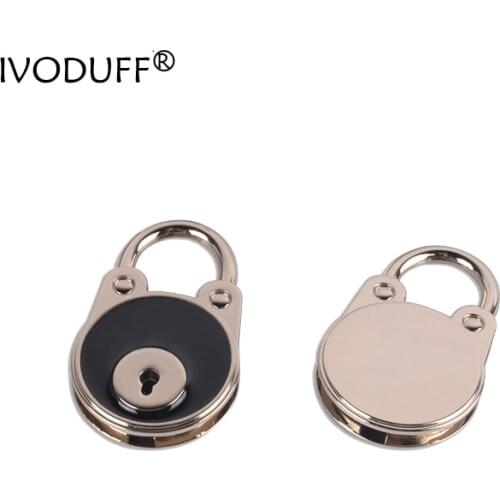 IVODUFF high-quality bear padlock and skeleton metal lock, used as a mini lock for luggage diary jewelry box travel bag