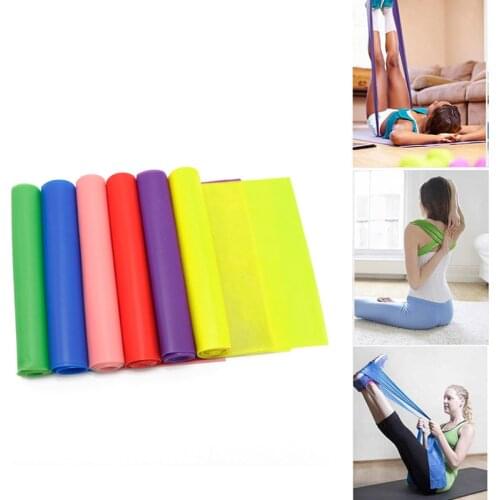 1.5m Fitness Resistance Bands Stretch Exercise Elastic Expander Band Home Gym Yoga Pilates Training Equipment Crossfit