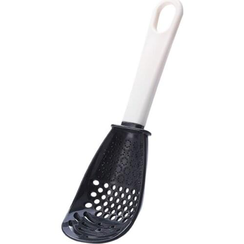 10Pcs Multifunctional Kitchen Cooking Spoon Heat-Resistant Hanging Hole Innovative Potato Garlic Press Colander Spoon