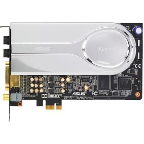 Used,ASUS XONAR XENSE 7.1 Channels 16/24bit 44.1K/48K/96K/192KHz PCI Express x1 Interface Sound Card,100% tested good