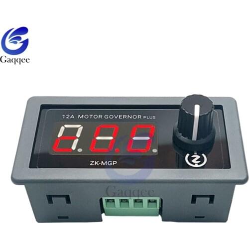 DC5-30V 12A PWM DC Motor Speed Controller Governor Speed Regulator LED Dimmer Power Controller Motor 360W