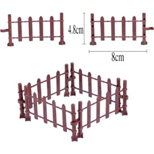 Firefighting Accessory Kids DIY Toys Compatible With City Sets 10Pcs New Gifts Animal Fence Bricks Building Blocks