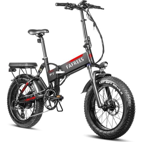 EU Stock) 48V 750W 13.6AH Electric Bicycle Ebike Folding Bike Fat Tire Mens E-Bike Adult Bike