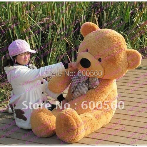 Fancytrader Light Brown JUMBO 63'' Giant Stuffed Teddy Bear Free Shipping FT90059