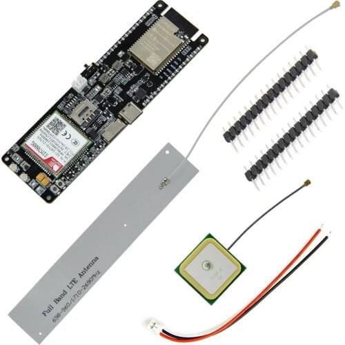 LILYGO® TTGO T-SIM7000G Module ESP32-WROVER-B Chip WiFi Bluetooth 18650 Battery Holder Solar Charge Development Board